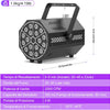 Machine à Brouillard Mini,Machine à Fumée 18 LED RGB,Machine de Fumée 800W avec Fonction de Cycle Automatique et Télécommande sans Fil, Idéal pour Disco, Fêtes, Mariage, Halloween et Noël