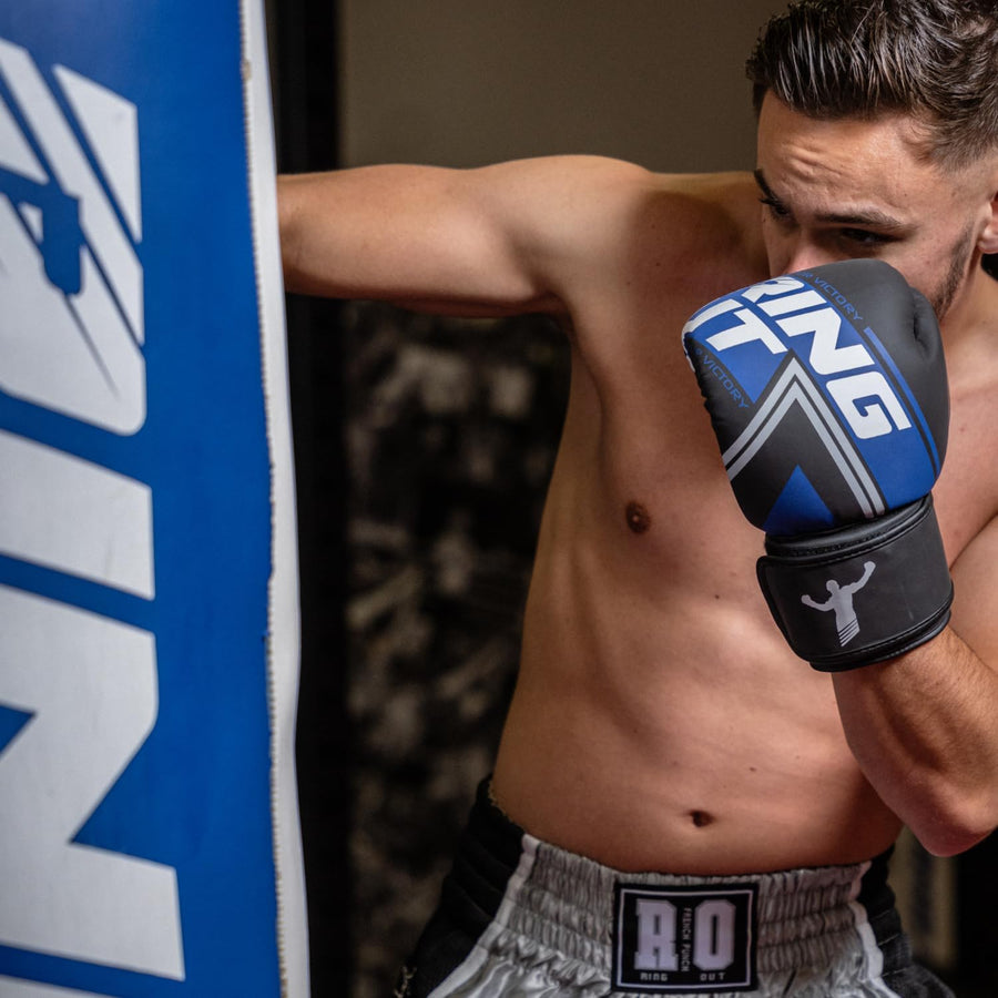 Gant de Boxe - Performance et Style Exceptionnels pour Vos Entraînements NOIR BLEU
