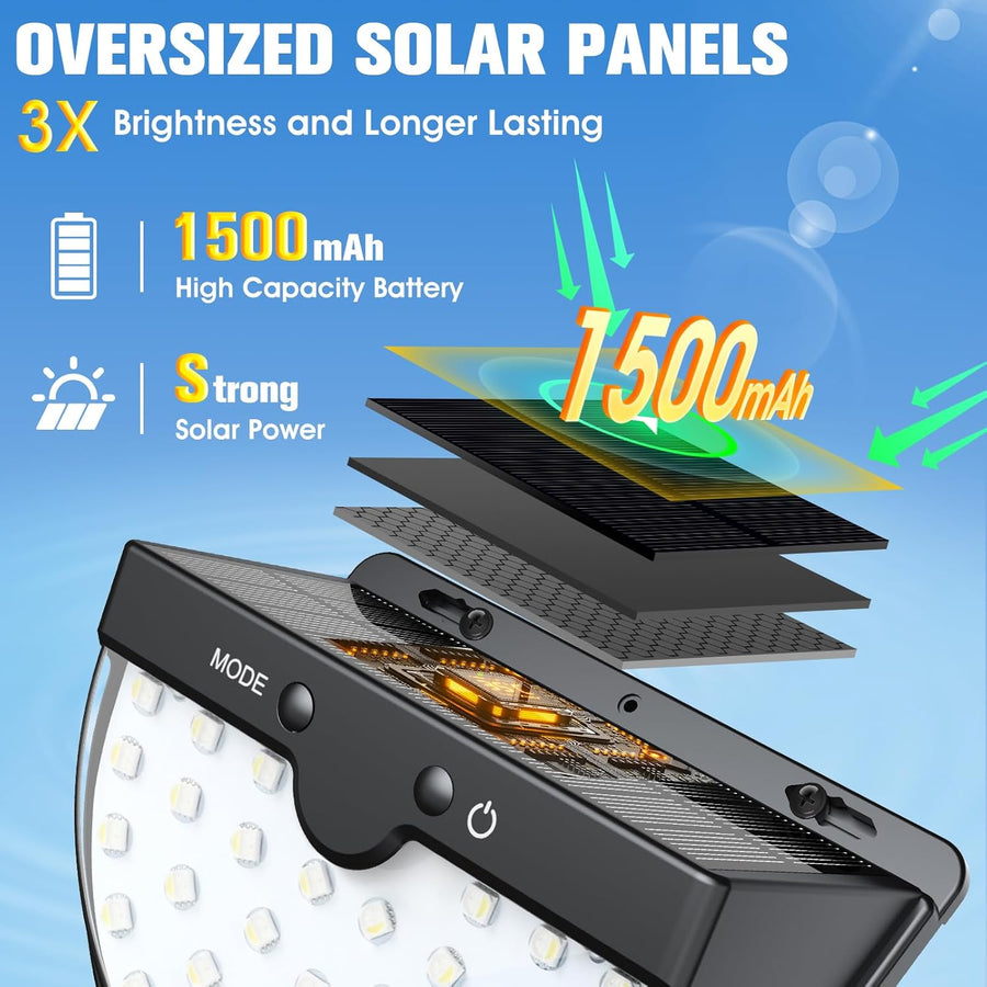 Lumiere Piscine Hors Sol Solaire, Lampe Piscine LED Etanche à RGB Couleur Changeant, 2025 Amélioré Eclairage Piscine avec 10 Modes de Lumière, LED Piscines Sans Fil