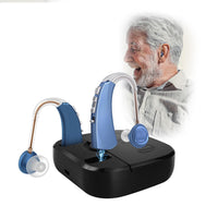 Aide auditive Dispositif intelligent de réduction du bruit chargé avec la dernière puce intelligente avec boîtier de charge à main