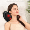 Coussin Masseur Shiatsu Chauffant Electrique 3 Vitesses Soulage Douleur Cervicale Cou Nuque Pieds