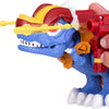 Jouet DINOBYTES Cannon Figurine Action Dinosaure Articulé avec Casque et Fonction de Combat