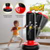 Sac De Frappe pour Enfants avec Gants De Boxe, 66 Pouces Sac De Boxe Gonflable pour Enfants, Cadeaux pour GarçOns Et Filles De 6 à 12 Ans