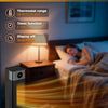 Chauffage d'appoint Electrique 2000W, Radiateur Soufflant céramique avec 70°Oscillation, 4 Modes, Thermostat, Minuterie 12H, Télécommande, Chauffage Soufflant pour Chambre Maison Intérieur