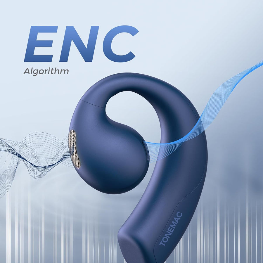 Ecouteurs Q1C Supra Auriculaire sans Fil Bluetooth Boîtier Autonomie 30H Etanche IP67
