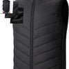 Gilet Sans Manche Veste Hivernale Lavable et Chaude Moto Ski Randonnée Camping Taille S