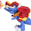 Jouet DINOBYTES Cannon Figurine Action Dinosaure Articulé avec Casque et Fonction de Combat