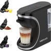 Machine à café 3 en 1, pour Nespresso Original/pour Dolce Gusto et le café moulu, réservoir d'eau d'une capacité de 600 ml