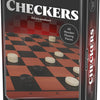 Goliath - Checkers - Jeu de Dames Premium pour Enfants dès 6 Ans - Plateau de Jeu Pliable - Pions en Bois - Prenez Les Pions de l'Adversaire - Stratégie et Réflexion