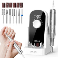 Ponceuse Pour Ongles Professionnelle 4000RPM: Ensemble de Lime a Ongle Electrique 6 en 1 Pour Ongles en Gel et Ongles en Acrylique, Idéal Pour le Salon et La Maison Portable et Silencieux