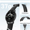 Montre Connectée Bluetooth Ecran 1,27" Fréquence Cardiaque 100 Modes Sport Étanche IP67 NOIR