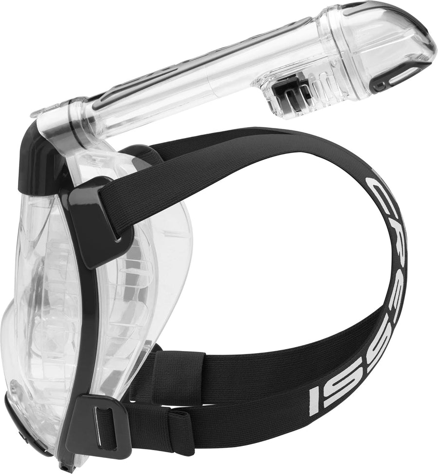 Cressi Duke Masque Complet Intégral Snorkeling Tuba Dry Mixte Adulte Taille M/L TRANSPARENT/NOIR