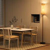 Lampadaire Sur Pied Salon avec Télécommande, Bluetooth APP Contrôle, Lampadaire Dimmbable Modern, L'abat-jour en tissu, Lumière Ambiante pour Fête, Gaming Room Chambre