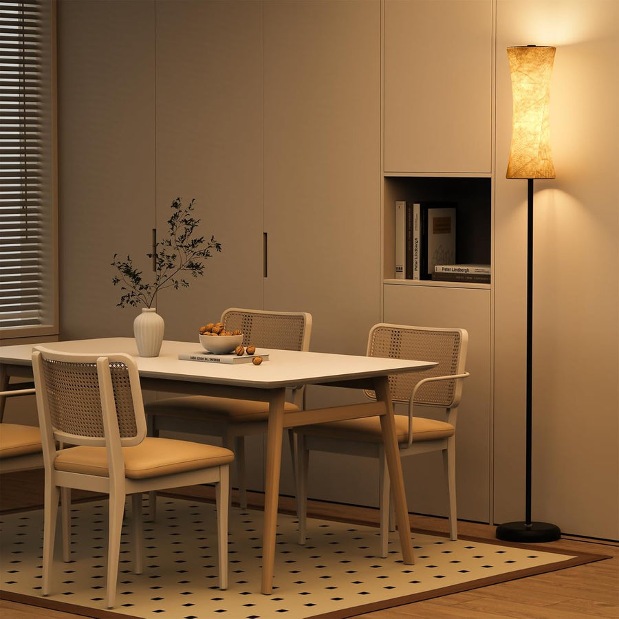 Lampadaire Sur Pied Salon avec Télécommande, Bluetooth APP Contrôle, Lampadaire Dimmbable Modern, L'abat-jour en tissu, Lumière Ambiante pour Fête, Gaming Room Chambre