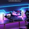 Lampe LED TV, Gaming Smart LED Barres RGB avec Modes Scène, Modes Musique synchronisation musicale, Light Connectée avec App & Télécommande, 42cm