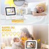 Babyphone Camera 2,8 Pouces Caméra Bebe 720P IPS LCD Moniteur Vidéo 2000mAh USB-C BabyPhones avec Vision Nocturne Zoom VOX Communication Bidirectionnelle Capteur de Température 8 Berceuses