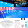 Eclairage LED Piscine PAR56, 36W Projecteur Piscine RGBW Multicolore Synchroniseur Externe avec Télécommande IP68, AC 12V