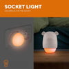 Veilleuse Bébé Automatique avec Détecteur de Crépuscule – Rechargeable Autonomie 70h | Mode Voyage | Lampe de Nuit Portable pour Enfants