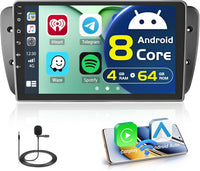 Autoradio Android 13 4Go+64Go pour Seat Ibiza 2009-2013 avec sans Fil Carpaly&Android Auto& MirrorLink, 9