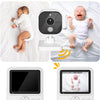 Babyphone Camera 2,8 Pouces Caméra Bebe 720P IPS LCD Moniteur Vidéo 2000mAh USB-C BabyPhones avec Vision Nocturne Zoom VOX Communication Bidirectionnelle Capteur de Température 8 Berceuses