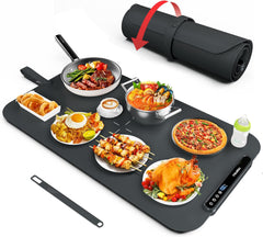 Plaque chauffante pour aliments, Réchauffeur d'aliments Chauffage sur toute la surface, contrôle de la température réglable