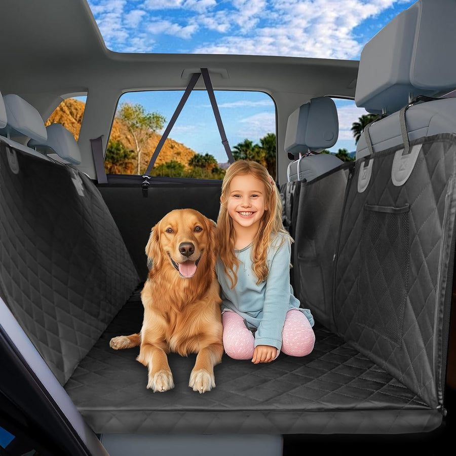 Housse Voiture Chien Siège: Housses Protection pour Chiens - Banquette Arrière Voiture Tansport Imperméable Taille Universelle