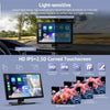 Écran CarPlay Voiture 9" HD IPS sans Fil Tactile Compatible avec Apple CarPlay et Android Auto,SuperLink/AirPlay,Dashcam 4K,Caméra de Recul 1080P,Enregistrement en Boucle,Audio Bluetooth,GPS,Siri