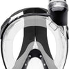 Cressi Duke Masque Complet Intégral Snorkeling Tuba Dry Mixte Adulte Taille M/L TRANSPARENT/NOIR