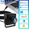 Caméra USB Aptina MI5100 - 5 MP - Webcam USB grand angle - Caméra HD pour conférence Web, robot d'affaires, machine Vision