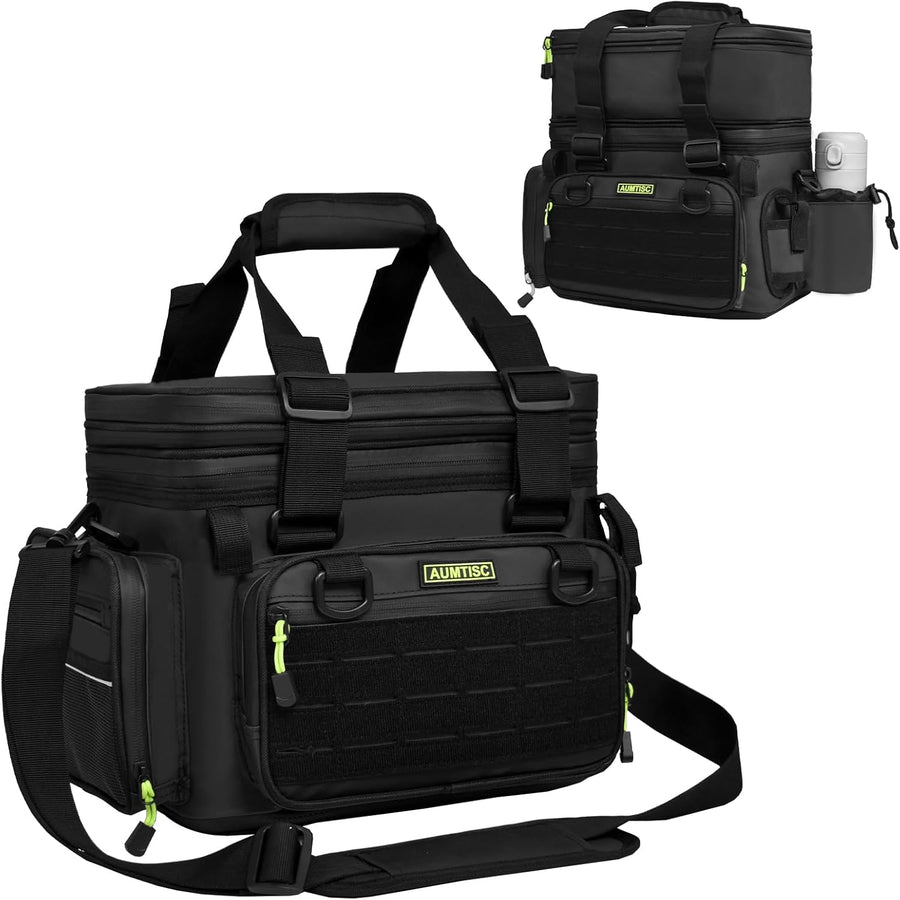 Sac de pêche extensible Sac de pêche étanche Grande capacité, Sacs à main Boîte de pêche Accessoires de pêche