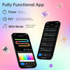 Ruban LED RGBIC 10M Controle App Smartphone Synchronisation Musique