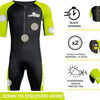 CRESSI Tiburon Man Shorty Wetsuit 2mm Combinaison Plongée Courte Natation Sport Aquatique Néoprène/Elastane Ultra-Extensible Taille S