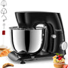 Batteur Sur Socle, 5.5 Qt, 10 Vitesses, TêTe Inclinable, Batteur De Cuisine Avec Bol En Acier Inoxydable, Crochet à Pâte, Fouet, Batteur, Séparateur De Blancs D'Œufs NOIR