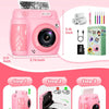 Appareil Photo Instantané Enfant – Cadeau Noël & Anniversaire pour Garçons Filles 3-10 Ans, Jouet Éducatif avec Vidéo 1080P, 20MP, 3 Rouleaux Papier & Carte Mémoire 32GB