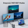 Station d'accueil 15-en-1 pour Configuration à Deux moniteurs,Triple Affichage,Portable Dock Type C Thunderbolt 4,Double 4K@60Hz HDMI,4K@60Hz DP,100W PD,USB 10Gbps,RJ45,Audio,SD/TF