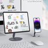 Support Magnétique Pliable Tablette 10,9 Pouces Utilisation en Mode Paysage ou Portrait GRIS