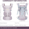 Porte-Bébé, Physiologique Porte Bebe Naissance avec Ergonomique pour nouveau-nés et petits enfants de 3 à 36 mois (3 à 20 kg)