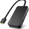 Station Accueil Compatible MacBook Pro Adaptateur Secteur 100W 12en1 HDMI RJ45 USB NOIR