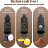 Machine à café 3 en 1, pour Nespresso Original/pour Dolce Gusto et le café moulu, réservoir d'eau d'une capacité de 600 ml