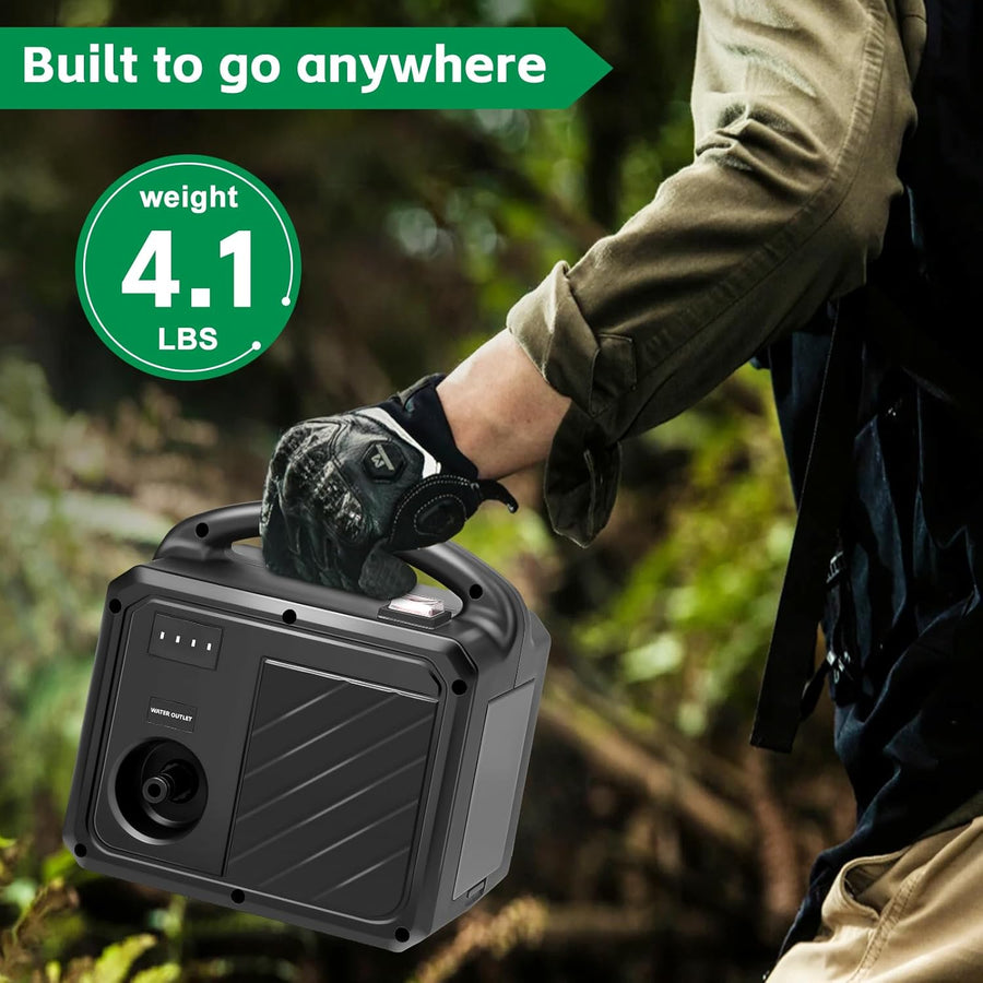 Pompe auto-amorçante portable pour Makita 18 V batterie, (outil uniquement, pas de batterie), avec tuyau de sortie d'eau de 15 mètres, pistolet à eau haute pression