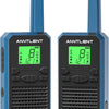 Talkie Walkie Rechargeable Batterie 1500mAh Ecouteur Main Libre Longue Portée 8 Canaux 121 Codes de Sécurité