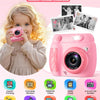 Appareil Photo Instantané Enfant – Cadeau Noël & Anniversaire pour Garçons Filles 3-10 Ans, Jouet Éducatif avec Vidéo 1080P, 20MP, 3 Rouleaux Papier & Carte Mémoire 32GB