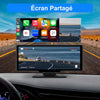 Carplay Voiture & Android Auto,10,26” Écran Carplay avec Dashcam Avant 4K, Caméra Arrière 1080P Inclus, Commande Vocale, BT/GPS/FM/AUX