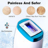 Epilateur Lumiere Pulsee, 500 000flashs, 8,2 J à 15,33 J, Refroidissement Par Glaçons Epilation Definitive Indolore Pour Tout Le Corps BLEU