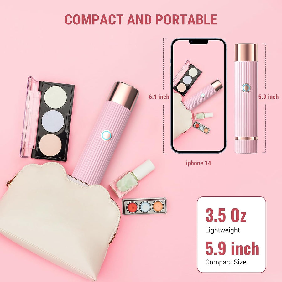 Tondeuse Bikini Femme 2en1 Rechargeable Etanche IPX7 Rasoir Pubien Humide/Sec Epilation Lisse