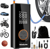 Gonfleur de pneus sans fil compresseur d'air portable pompe à pneus de voiture numérique DC 12V 150PSI pompe à air électrique