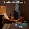 Purificateur d'air H13 HEPA pour chambre à coucher avec éponge parfumée - Purificateur d'air portable pour fumée, allergies, poils d'animaux, odeurs, poussière, veilleuse RVB