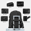Sacs à Dos Pour Ordinateur Portable Sac de Sport Voyage Antivol Port USB NOIR