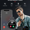 Montre Connectée Appels Bluetooth Assistant Vocal Intégré Ecran 1,39" Etanche Tracker NOIR