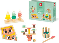 Coffret Jouet en Bois Enfant Bébé 36 Mois Jeux Développement Apprentissage